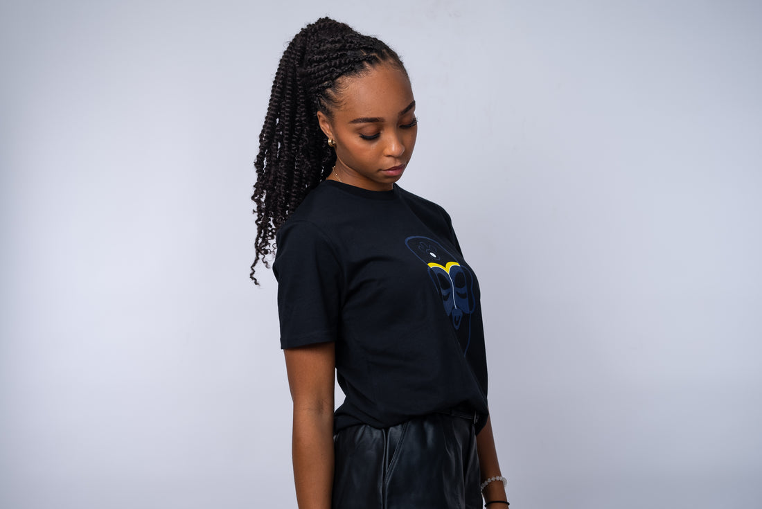 SCHWARZES Unisex-T-Shirt